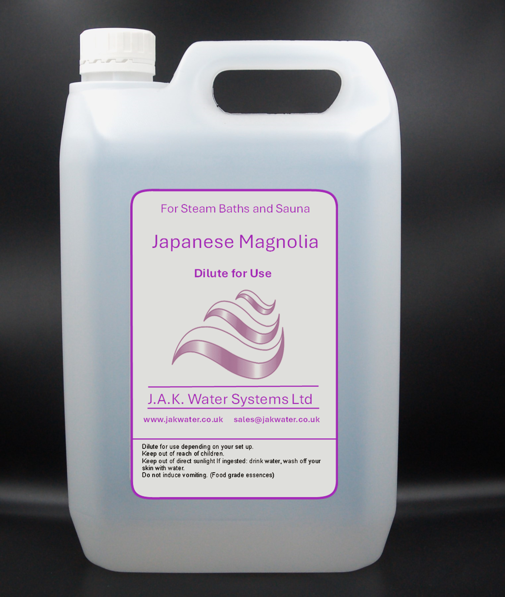 Sauna and Steam Room Fragrance, 5 litres Concentrated Formula