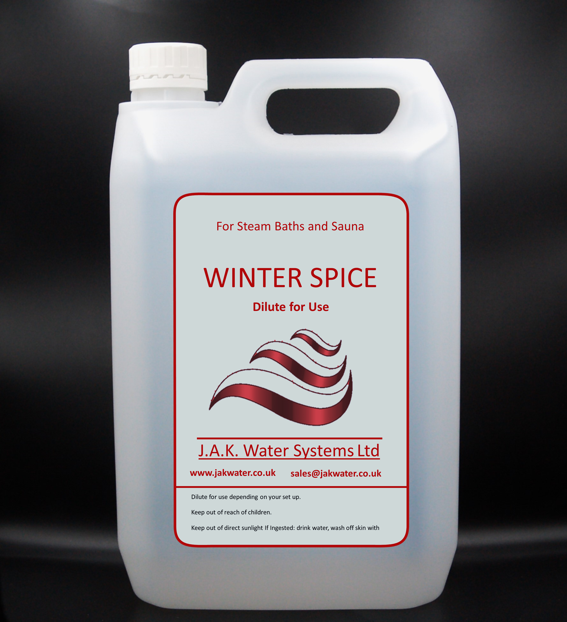 Sauna and Steam Room Fragrance, 5 litres Concentrated Formula